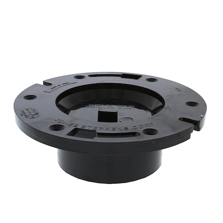 Jones Stephens 3in. x 4in. ABS Closet Flange with Knockout C50341